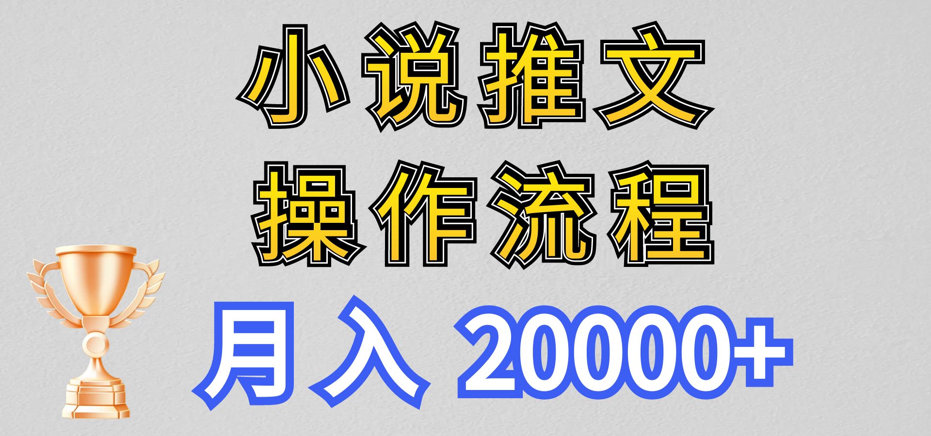 【新玩法】小说推文项目操作流程，月入20000+-大鹏源码网